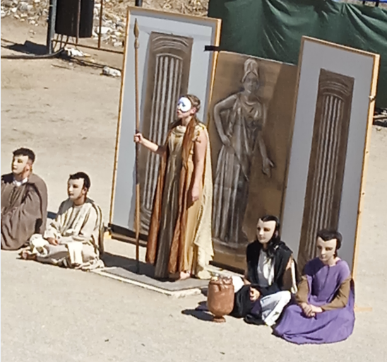 Φωτογραφία 13 - Οι “Ευμενίδες” στο αρχαίο Θέατρο του Δίου 