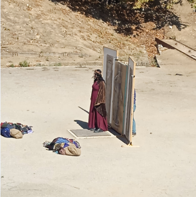 Φωτογραφία 1 - Οι “Ευμενίδες” στο αρχαίο Θέατρο του Δίου 